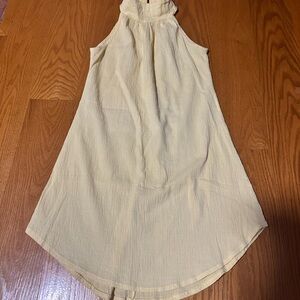 Yellow Sleeveless Dress small